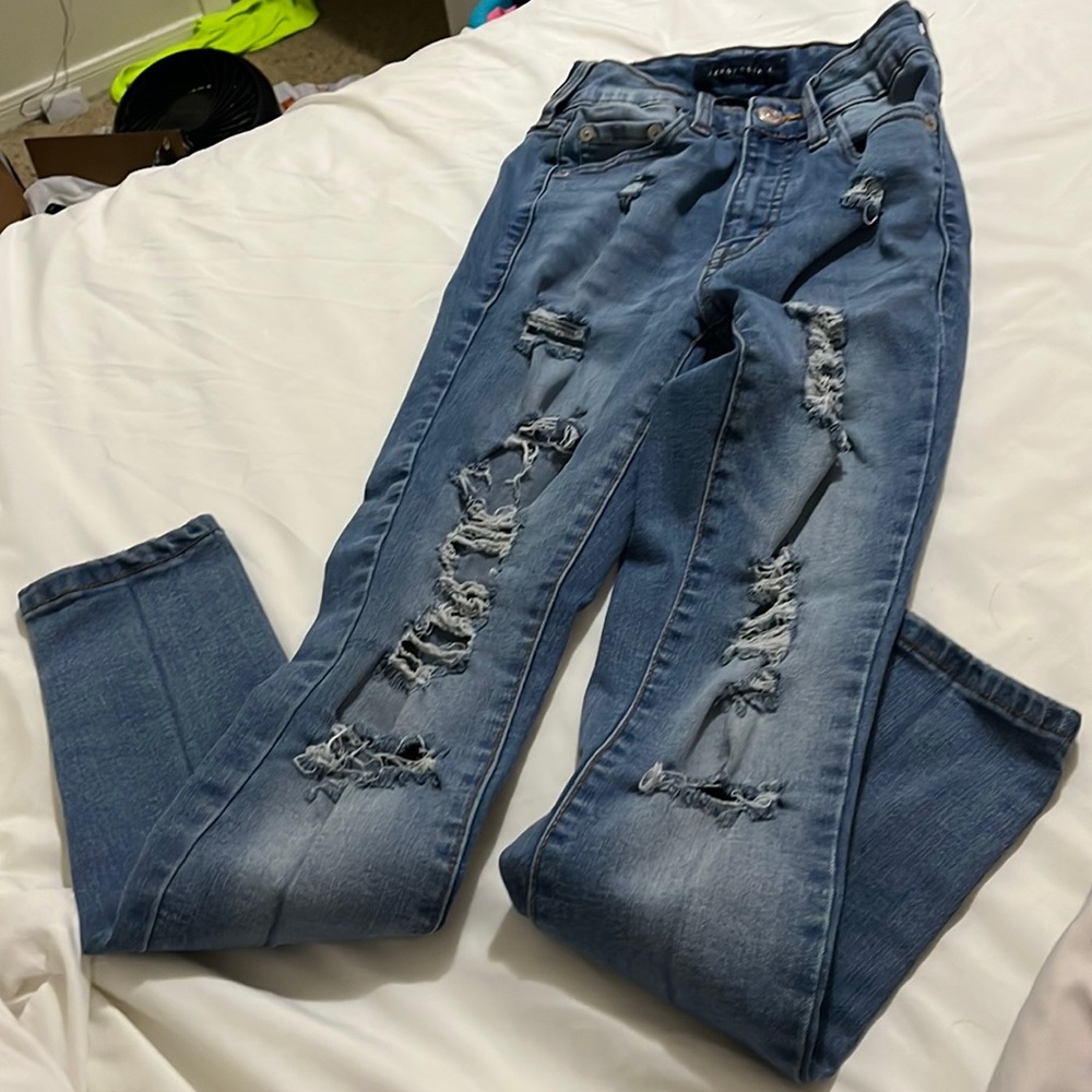 aeropostale super high rise jeggings